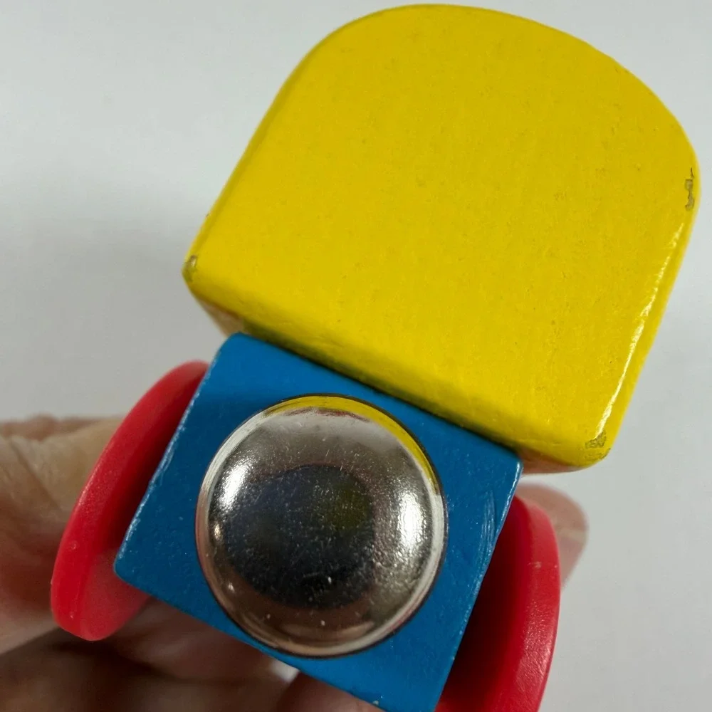 Hape Station Building Block Set Toddler Multicolor Used Wooden Sensory Toy‎